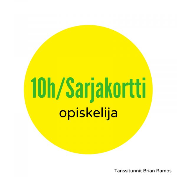 10 kerran sarjakortti opiskelija/eläkeläinen