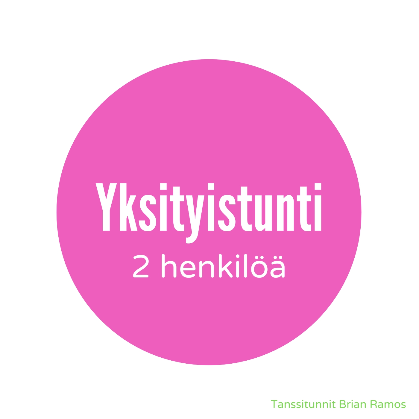 Yksityistunti kahdelle henkilölle arkisin ennen klo 16