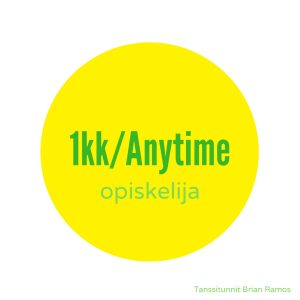 1kk anytime opiskelija/eläkeläinen