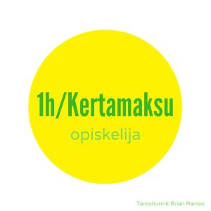 Kertamaksu 1h opiskelija/eläkeläinen